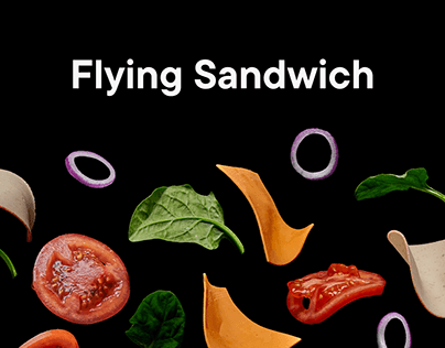 Creative Flying Sandwich Photography