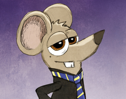 Mouse Wearing Suit
