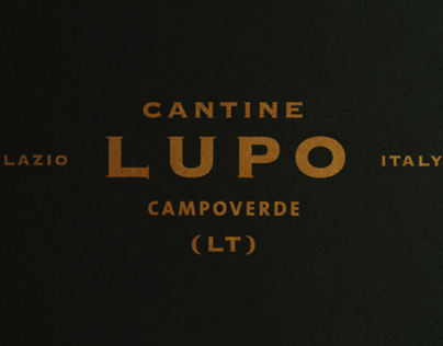Cantine Lupo - Branding