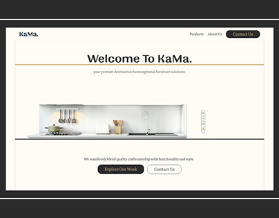 KaMa - Furniture Business Framer Template