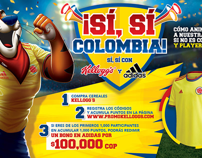 Kellogg's Colombia/ Promo playeras Mundial