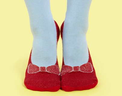 Dorothy Ruby Slipper Socks