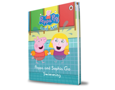 Peppa Pig and Your Child Go Swimming -Personalised Book
