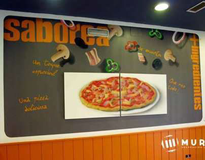 Mural para pizzeria "Tata", en Córdoba,