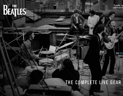 Catálogo The Beatles - The Complete Live Gear