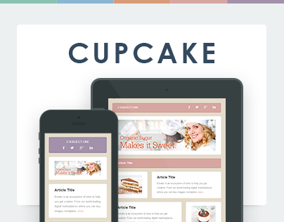 Cupcake Email Template