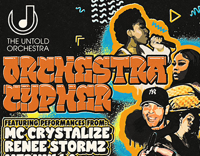 The Untold Orchestra Hip-hop Cypher Event Branding