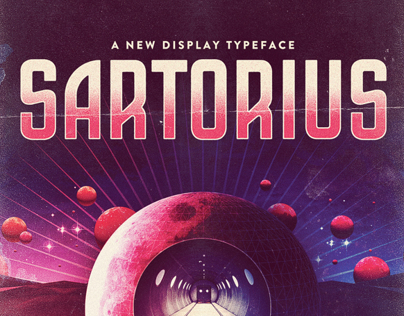 SARTORIUS - A new display typeface.