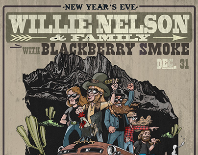 Artwork for Willie Nelson and Blackberry Smoke.