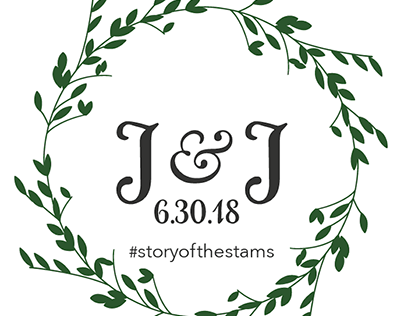 J&J wedding logo