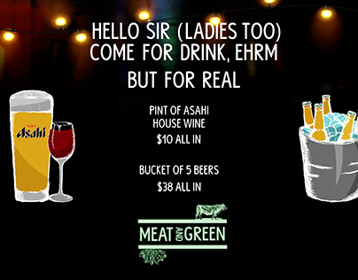 Meat and Green: Poster