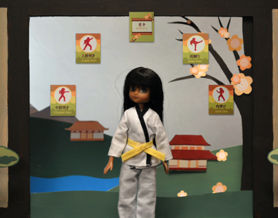 Kawaii Karate Lottie Doll Advert