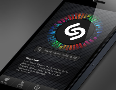 Shazam app redesign