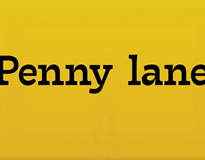 Lyricvideo - Penny lane, The Beatles