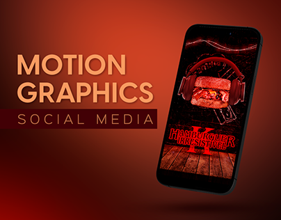 Motion Graphics - Hambúrguer Irresistível | Família K