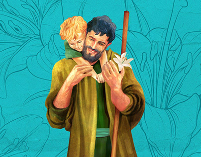 S. José e o Menino Jesus
