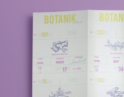 Botanik - Cocktail Brochure