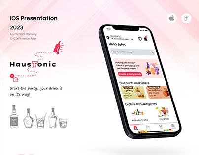 iOS Presentation - ecommerce - HausTonic
