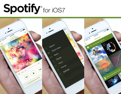Spotify iOS7 Redesign