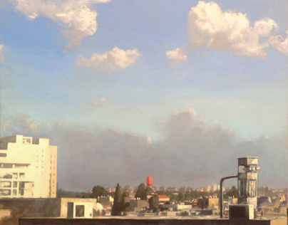 urban landscape oil paintings