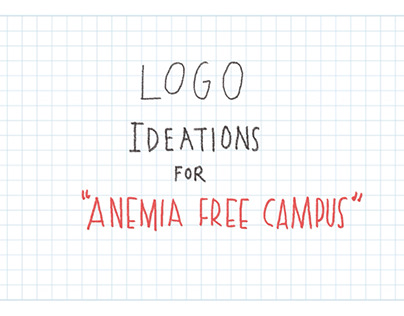 Logo Ideation for Anemia free Campus for SoHS, UPES