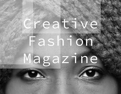 Fictional Fashion Magazine cover and spread
