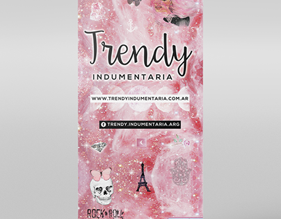 Fashion Brand Roll Up Banner Stand