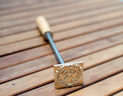 custom wood branding iron