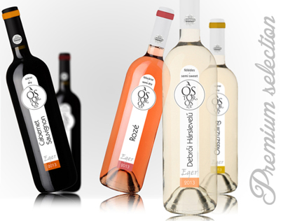 Ostoros wine label design