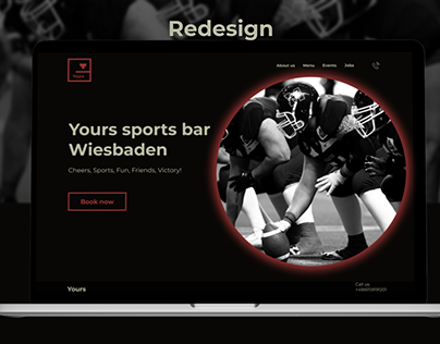REDESIGN of sports bar Wiesbaden
