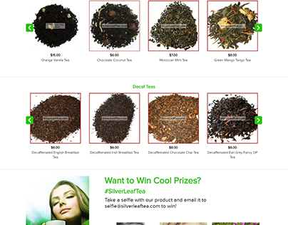 Silver Leaf Tea Coupons