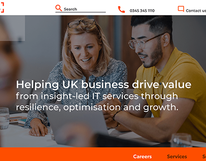Website redesign for a UK IT Managed Services Provider