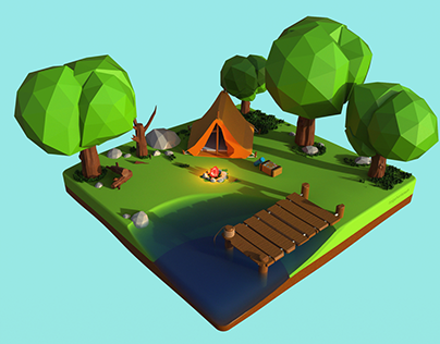 Low Poly Camp