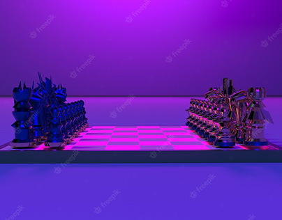 3D chess and Queen Design