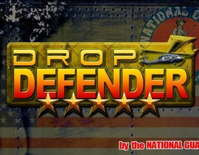 AR Drop Defender. Augmented Reality game.