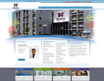 Hospital Web Design