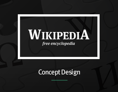 Wikipedia Concept Design