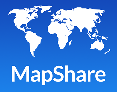 MapShare first screen