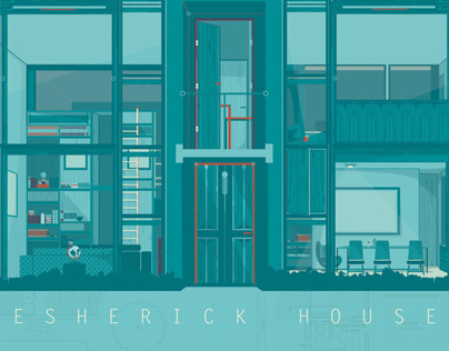 Esherick House illustration