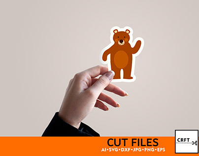 Bear Funny SVG Cut Files