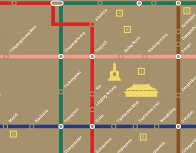Beijing Subway Map Redesign