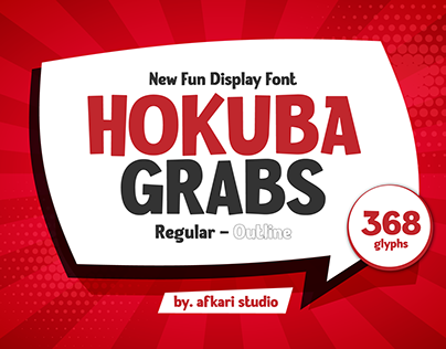 Hokuba Grabs - New Fun Display FREE Font
