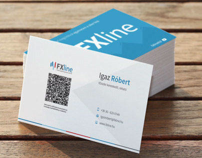 FxLine Ltd. Business Card Design