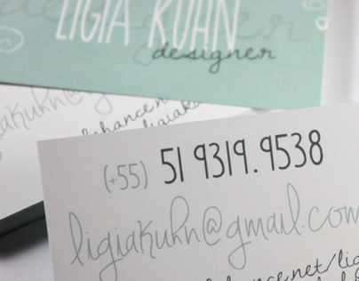 Ligia's business card