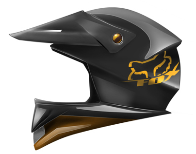 Photoshop sketch - Fox Helmet concept