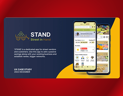 STAND App for Vendors UX/UI Case Study