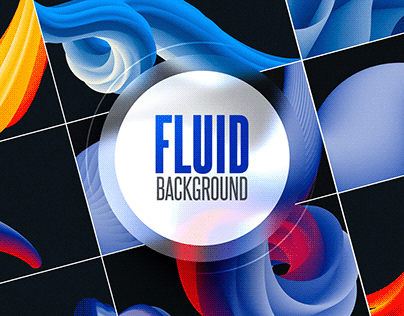 3d Liquid Colorful Background
