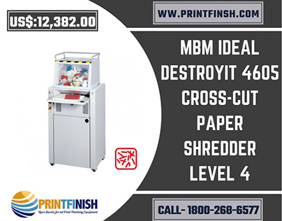 Buy MBM Ideal Destroyit 4605 Cross-Cut Paper Shredder