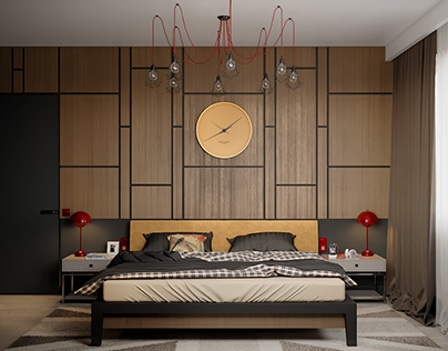 Guest Contemporary Bedroom - Киев, ЖК Женева