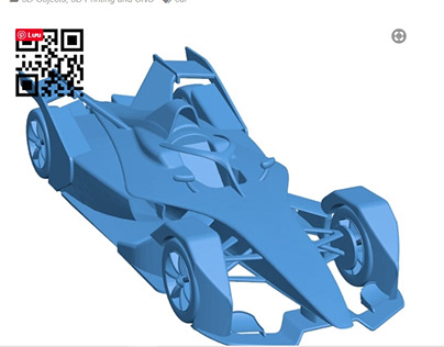 Car formula e gen2 B005237 file stl free download 3D Mo